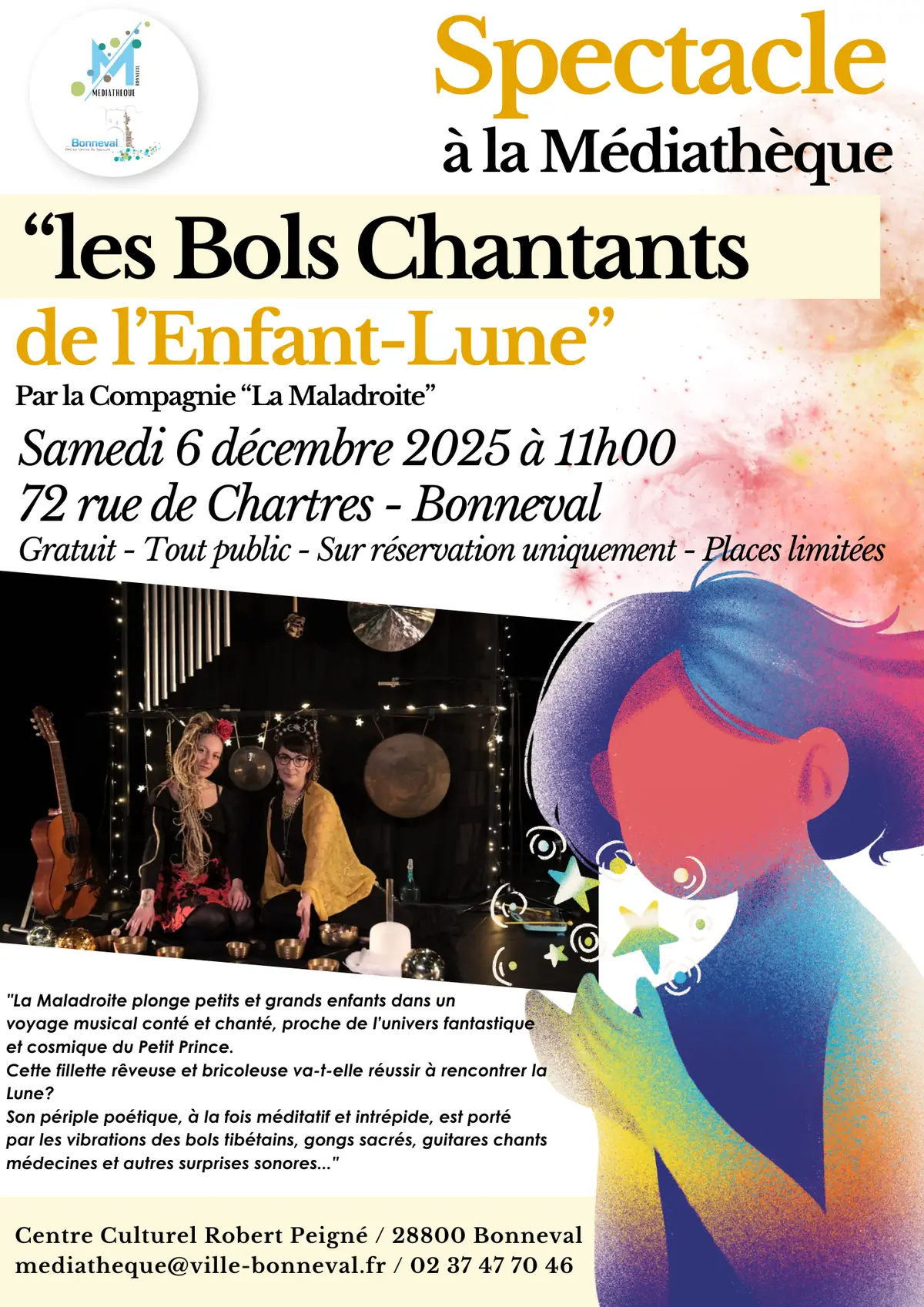 Les bols chantants de l'enfant Lune