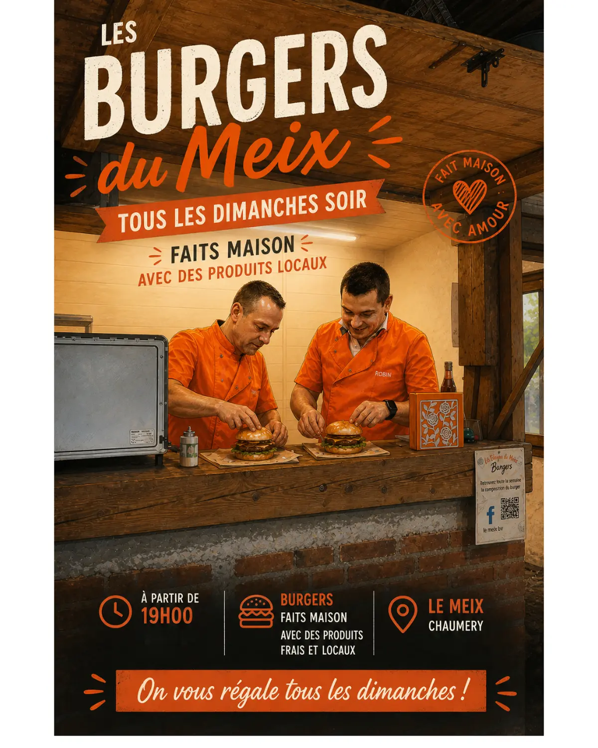 Les burgers du Meix