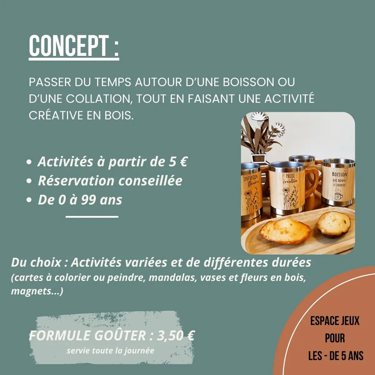 Les cafés créatifs - Atelier d'Elcy