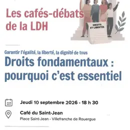 Les cafés-débats de la Ligue des Droits de l'Homme