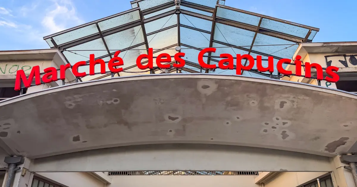 Marché des Capucins à Bordeaux