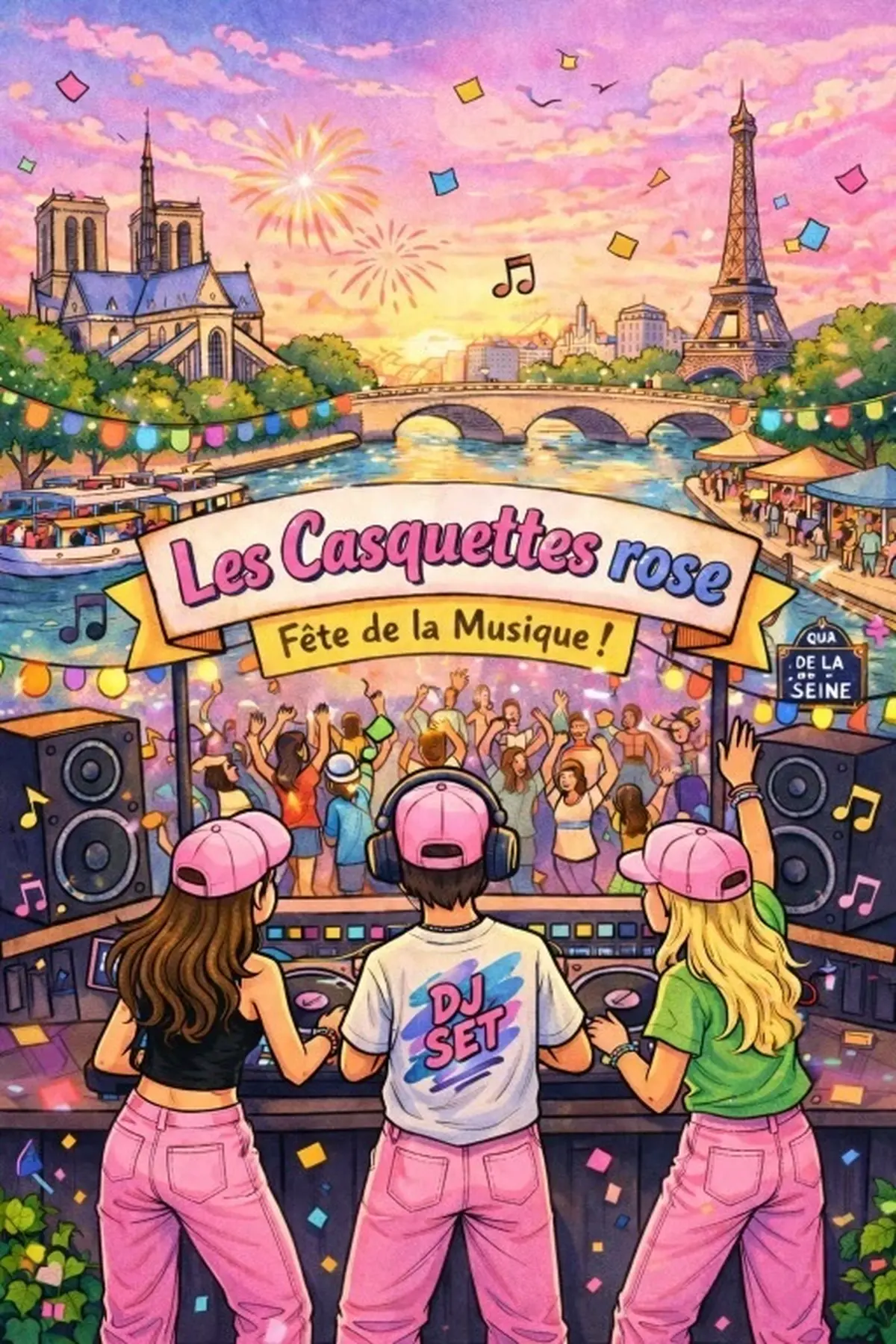 Les Casquettes Rose - Techno & Electro & Commerciale