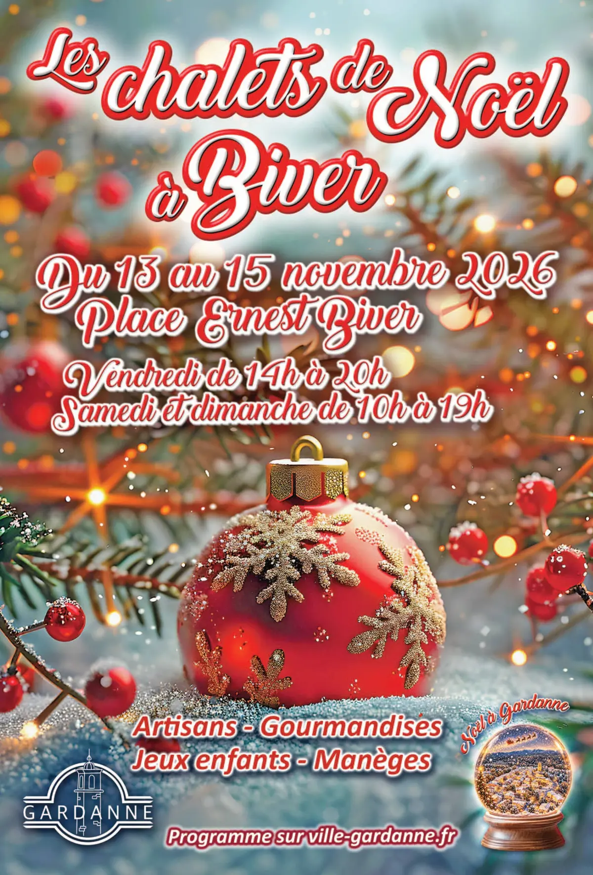 Les chalets de Noël à Biver