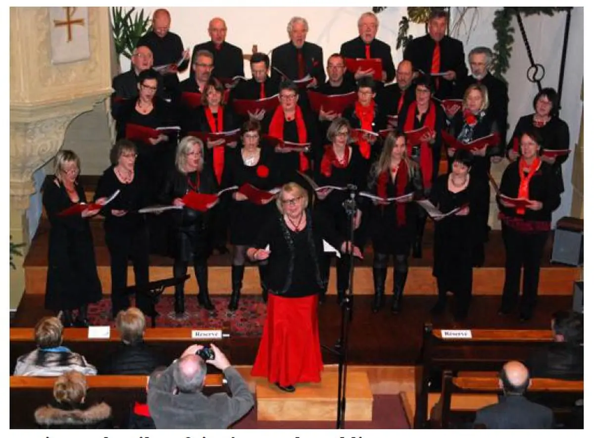 Les Choristes de La Croche Choeur, concert de Noël 2015