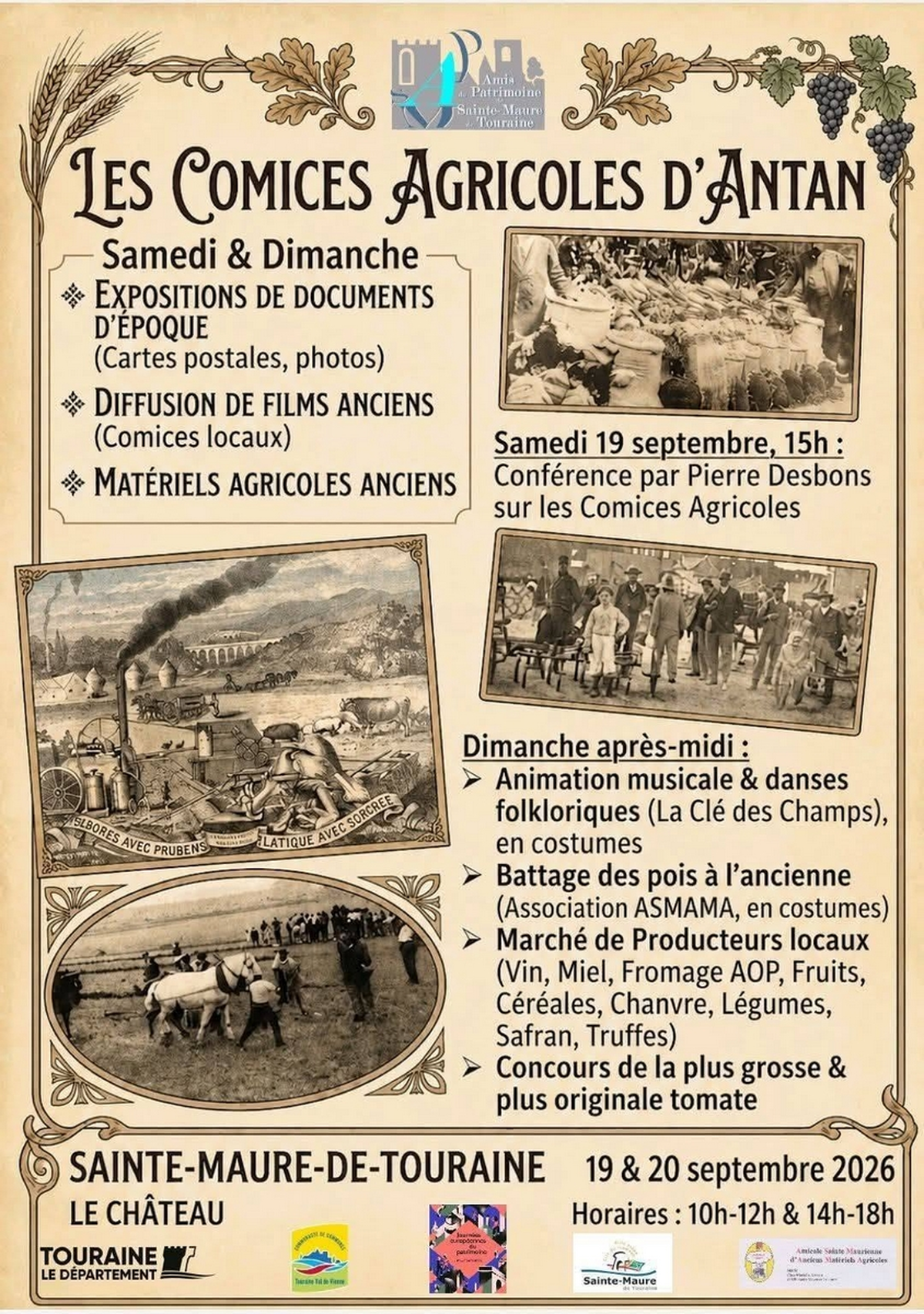 Les comices agricoles d'antan