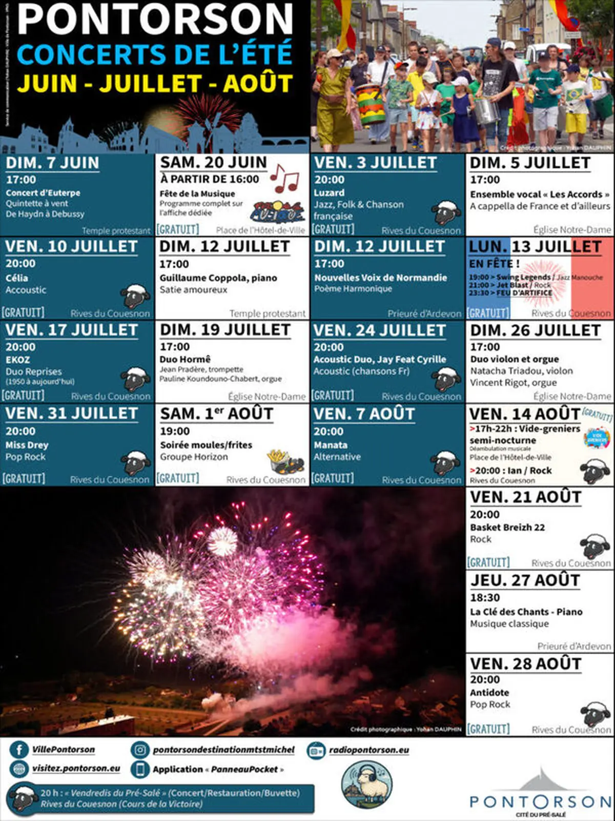 Les concerts de l’été