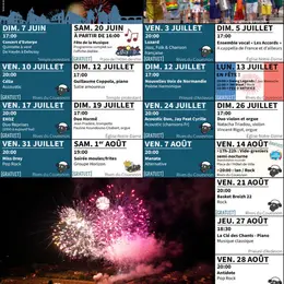 Les concerts de l’été