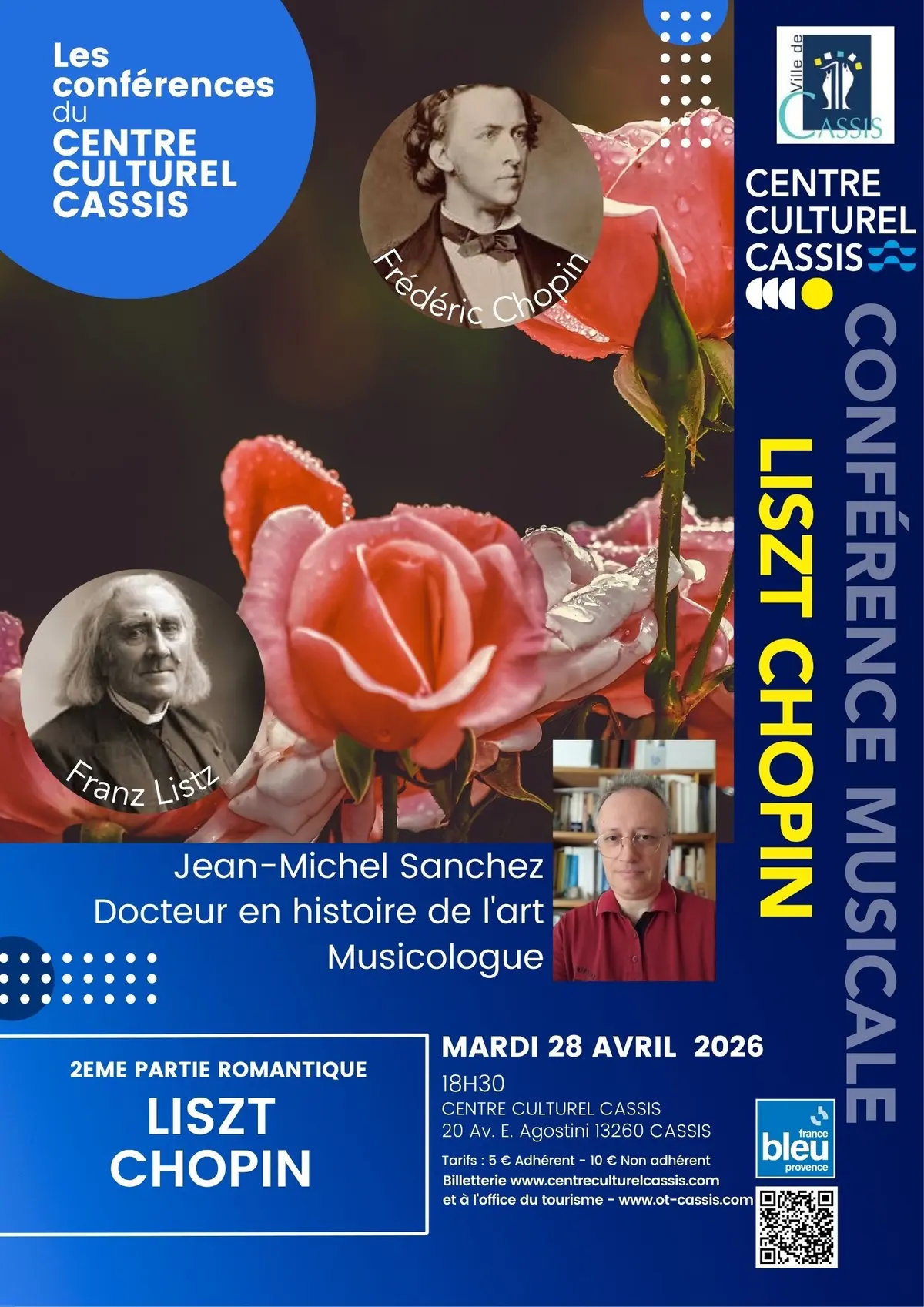 Les conférences du Centre Culturel Cassis - Liszt Chopin