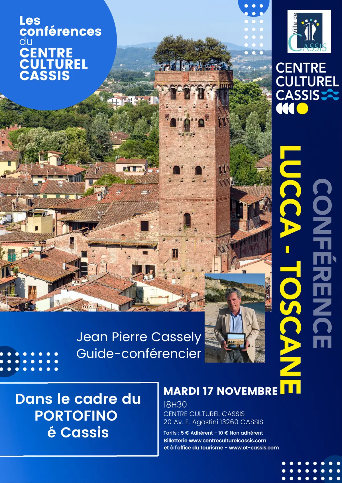 Les conférences du Centre Culturel Cassis - Lucca en Toscane