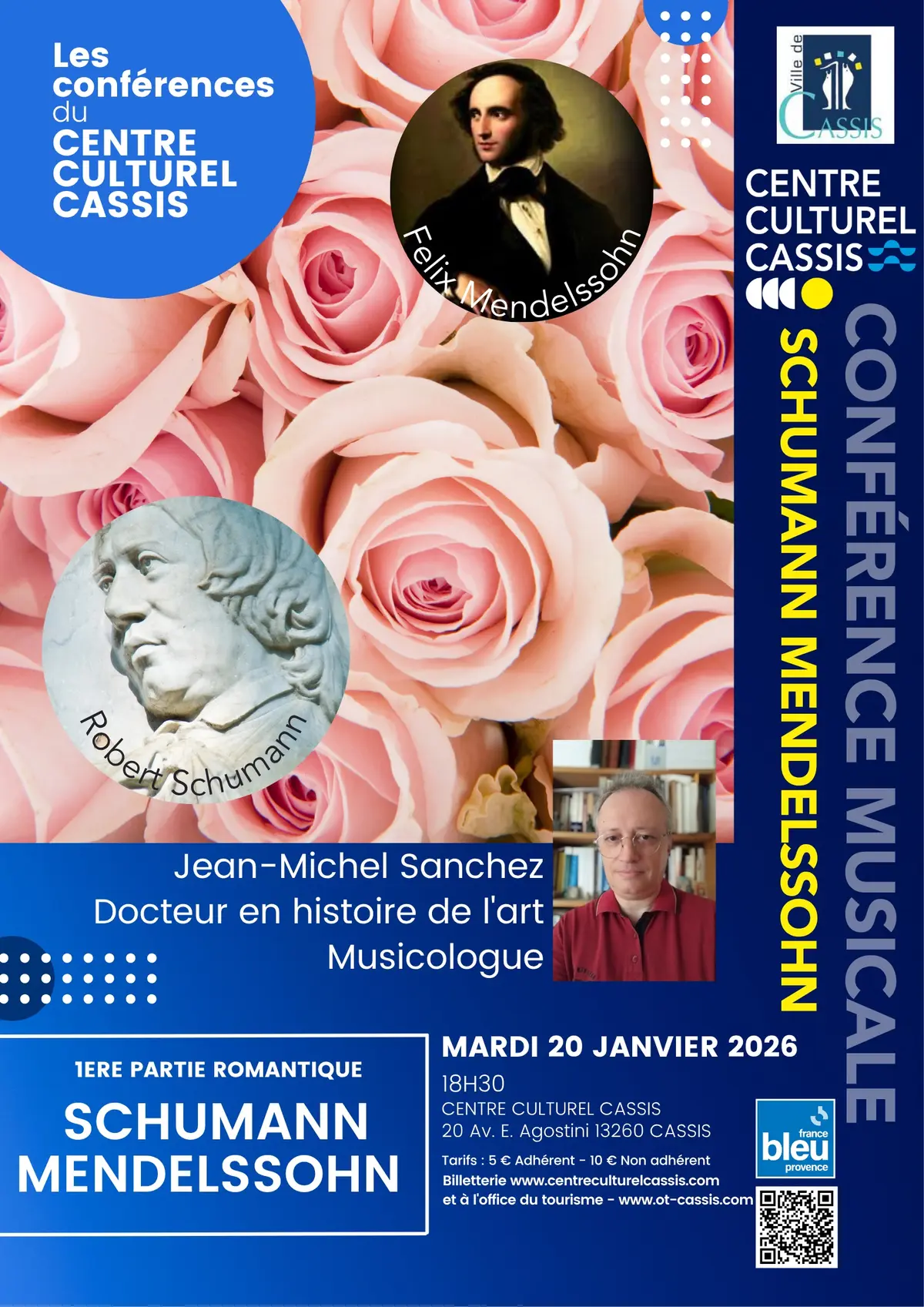 Les conférences du Centre Culturel Cassis - Schumann Mendelssohn