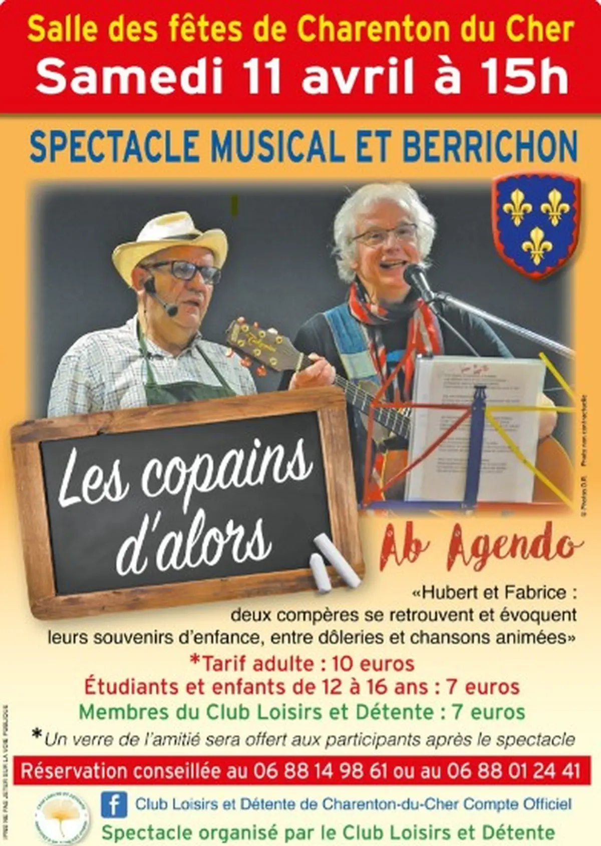 les Copains d'alors  : Spectacle musical et berrichon