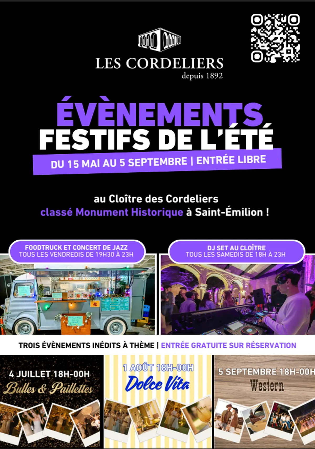 Les Cordeliers : Samedis DJ SET