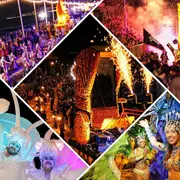 Les Corsos nocturnes à Menton