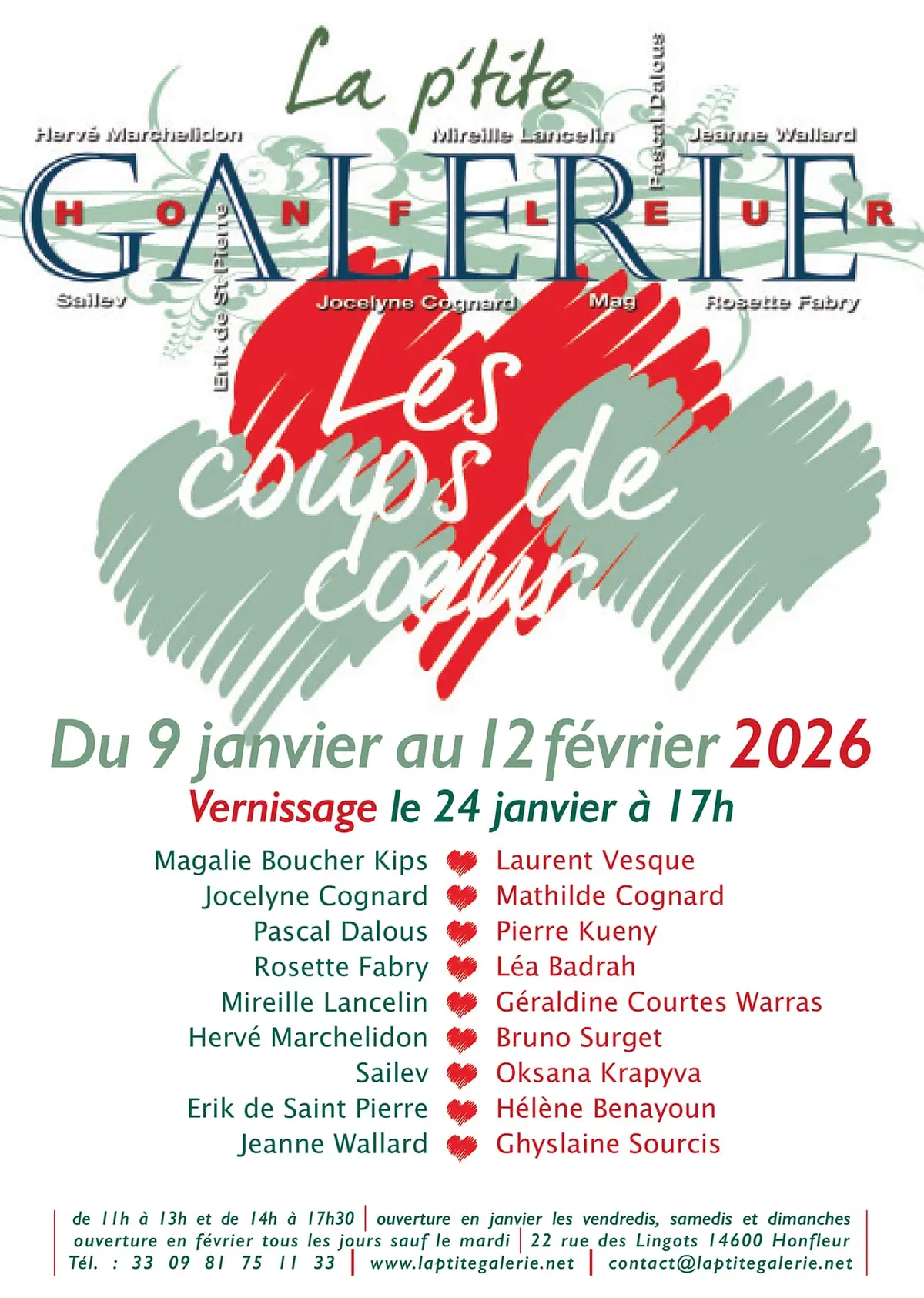 Les coups de coeur de La P'tite Galerie Honfleur