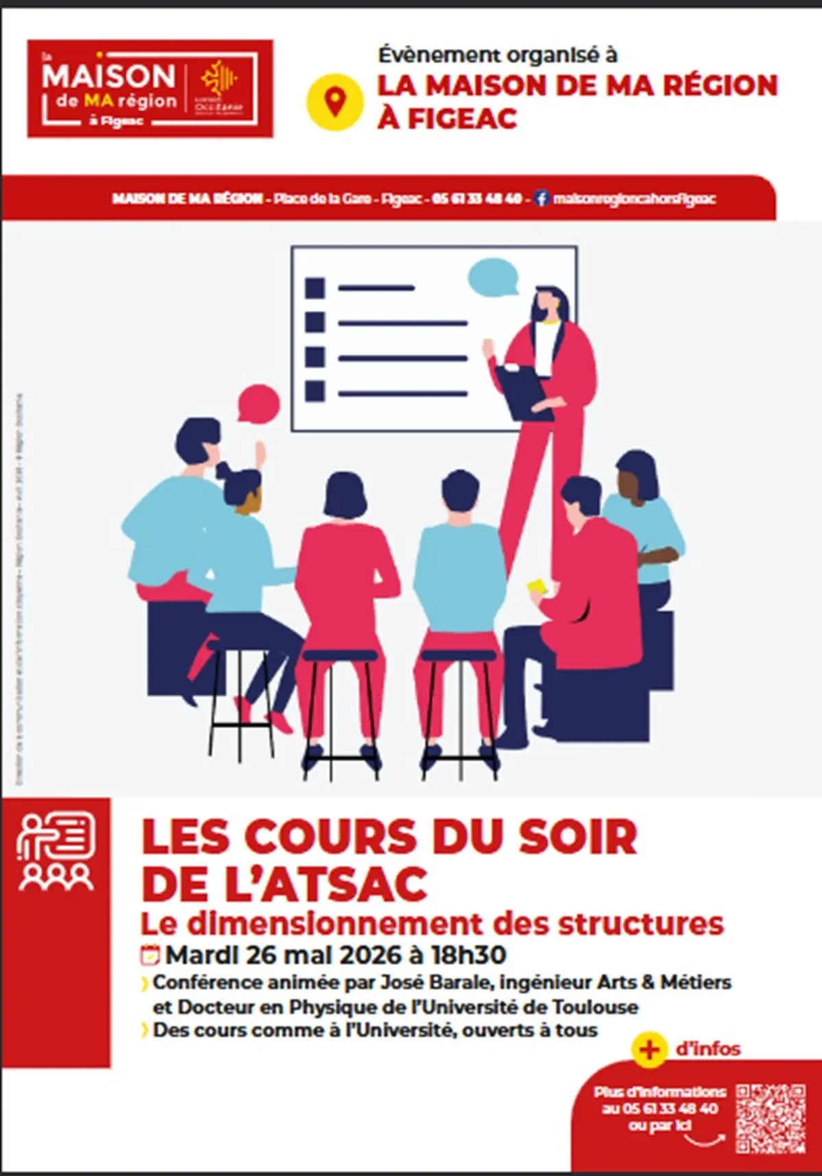 Les cours du soir de l’ATSAC : le dimensionnement des structures