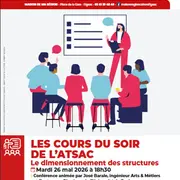Les cours du soir de l’ATSAC : le dimensionnement des structures
