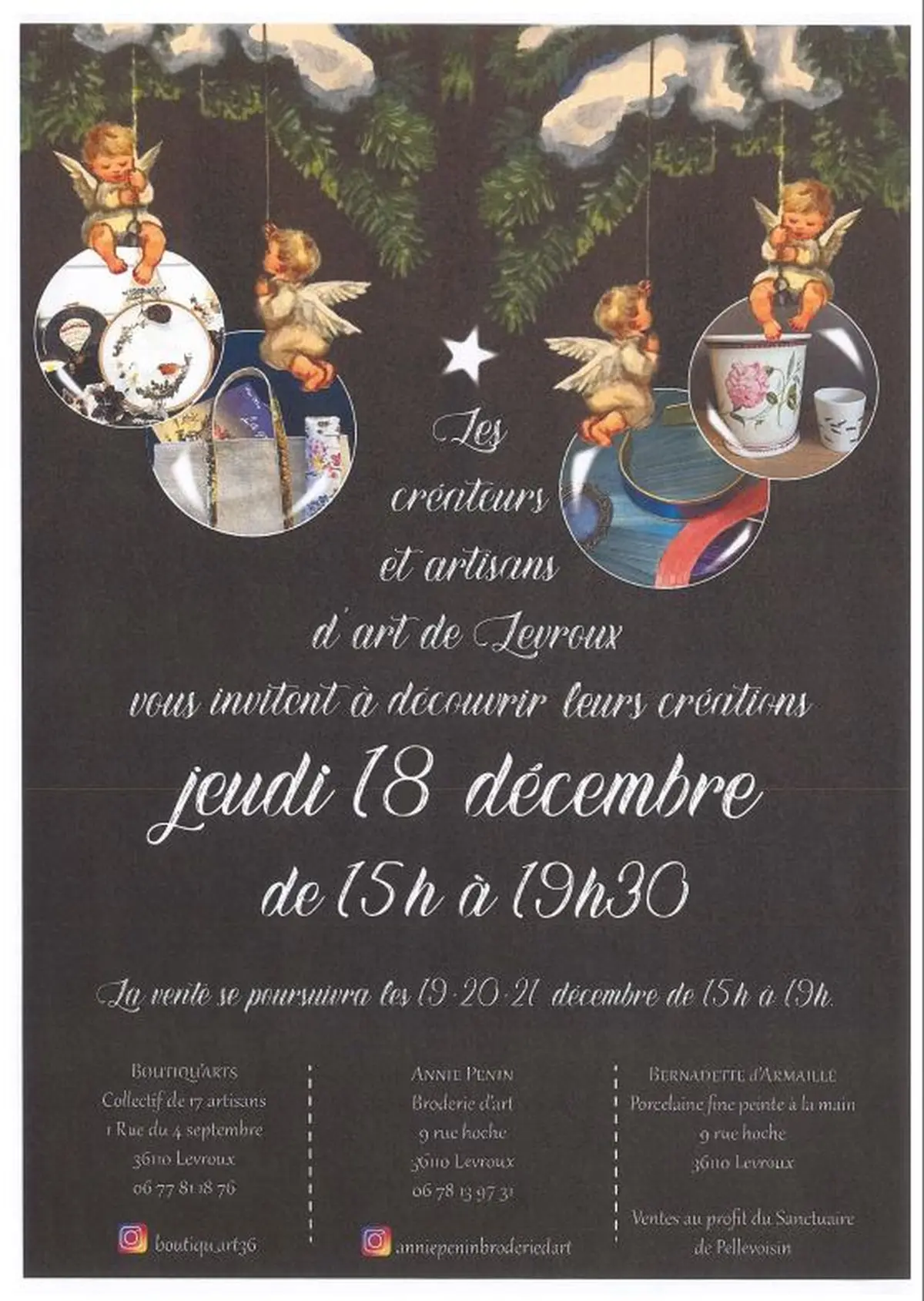 Les créateurs et artisans d'art de Levroux vous invitent à dévouvrir leurs créations