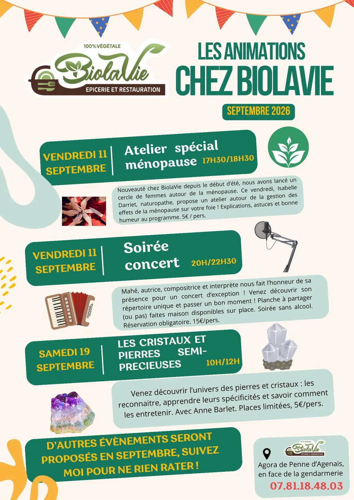 Les cristaux et pierres semi-précieuses