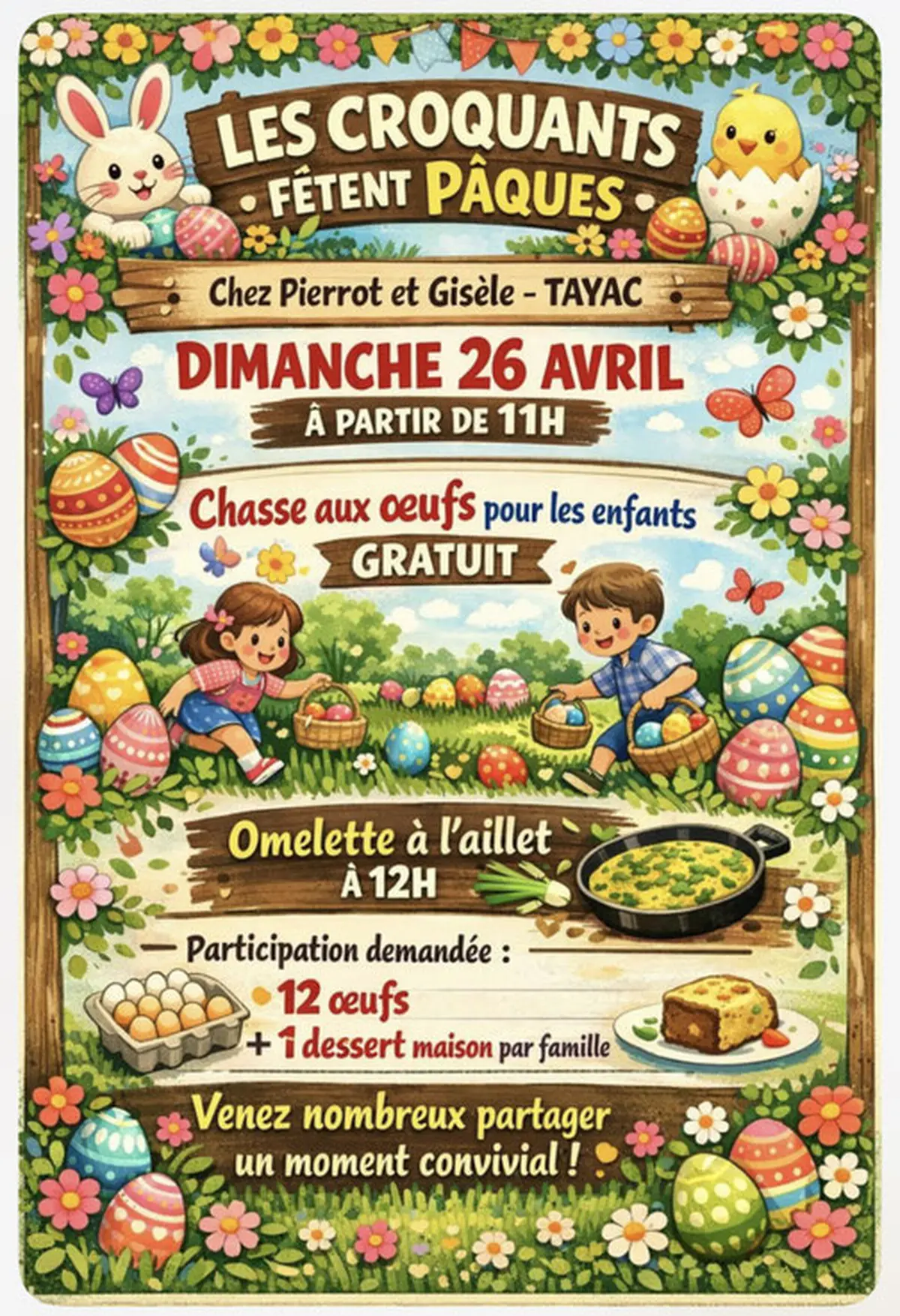 Les Croquants fêtent pâques
