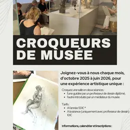 Les Croqueurs de Musée avec les Amis du Musée Camille Claudel à Nogent-sur-Seine