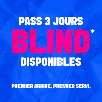 Les Pass Blind des Déferlantes sont en vente