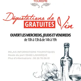 Les dégustations gratuites du RIT à Lamarque