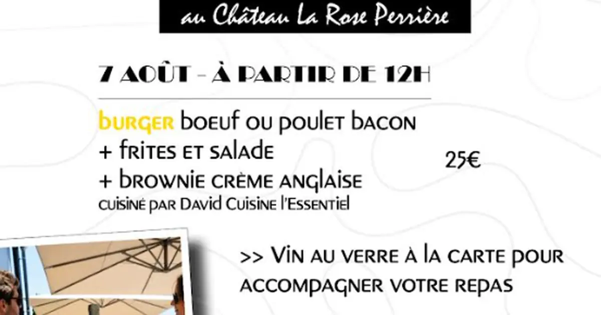 Les Déjeuners de l’Été au Château La Rose Perrière