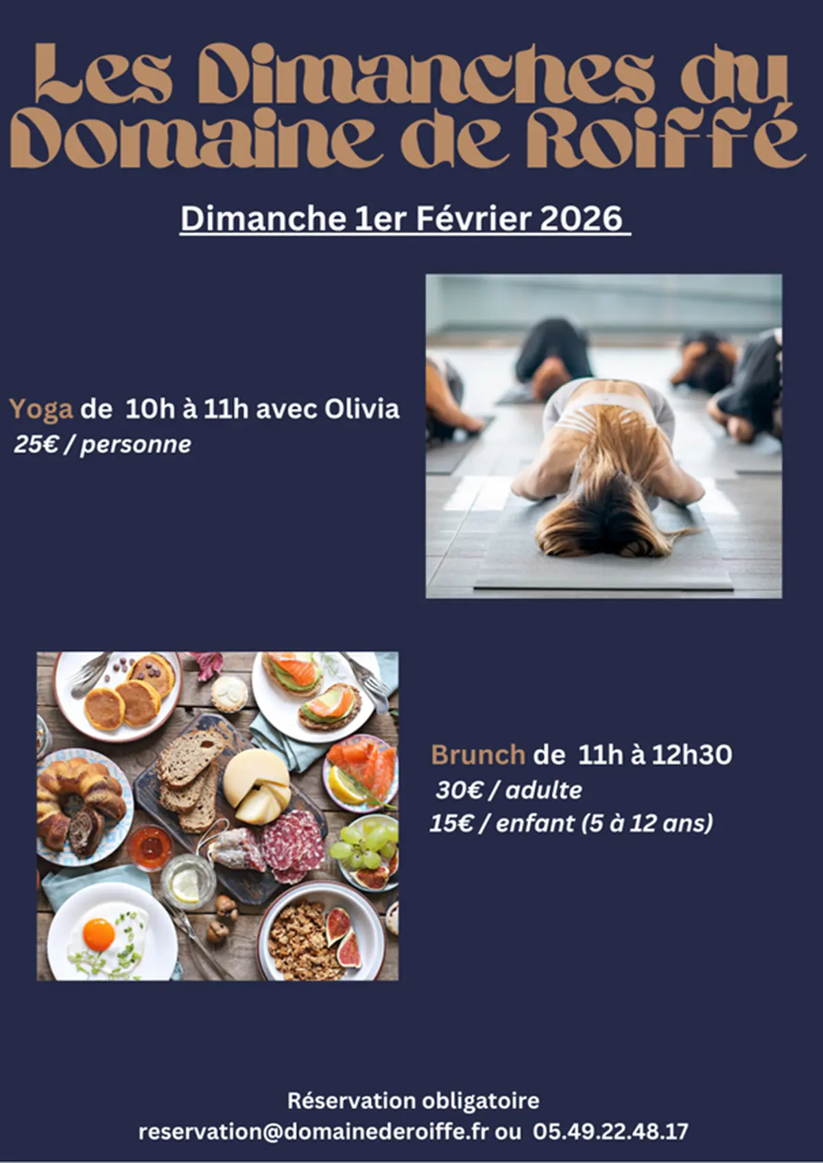 Les dimanches du Domaine de Roiffé