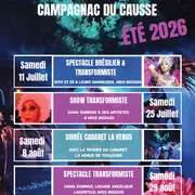 Les Diners spectacles au restaurant Campagnac du Causse