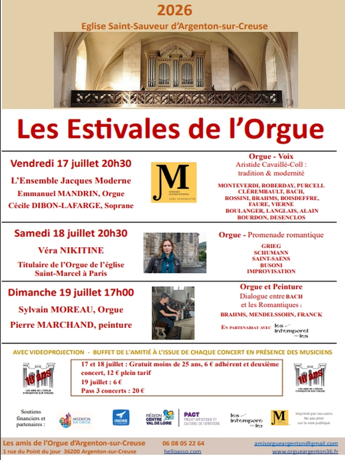 Les Estivales de l'Orgue