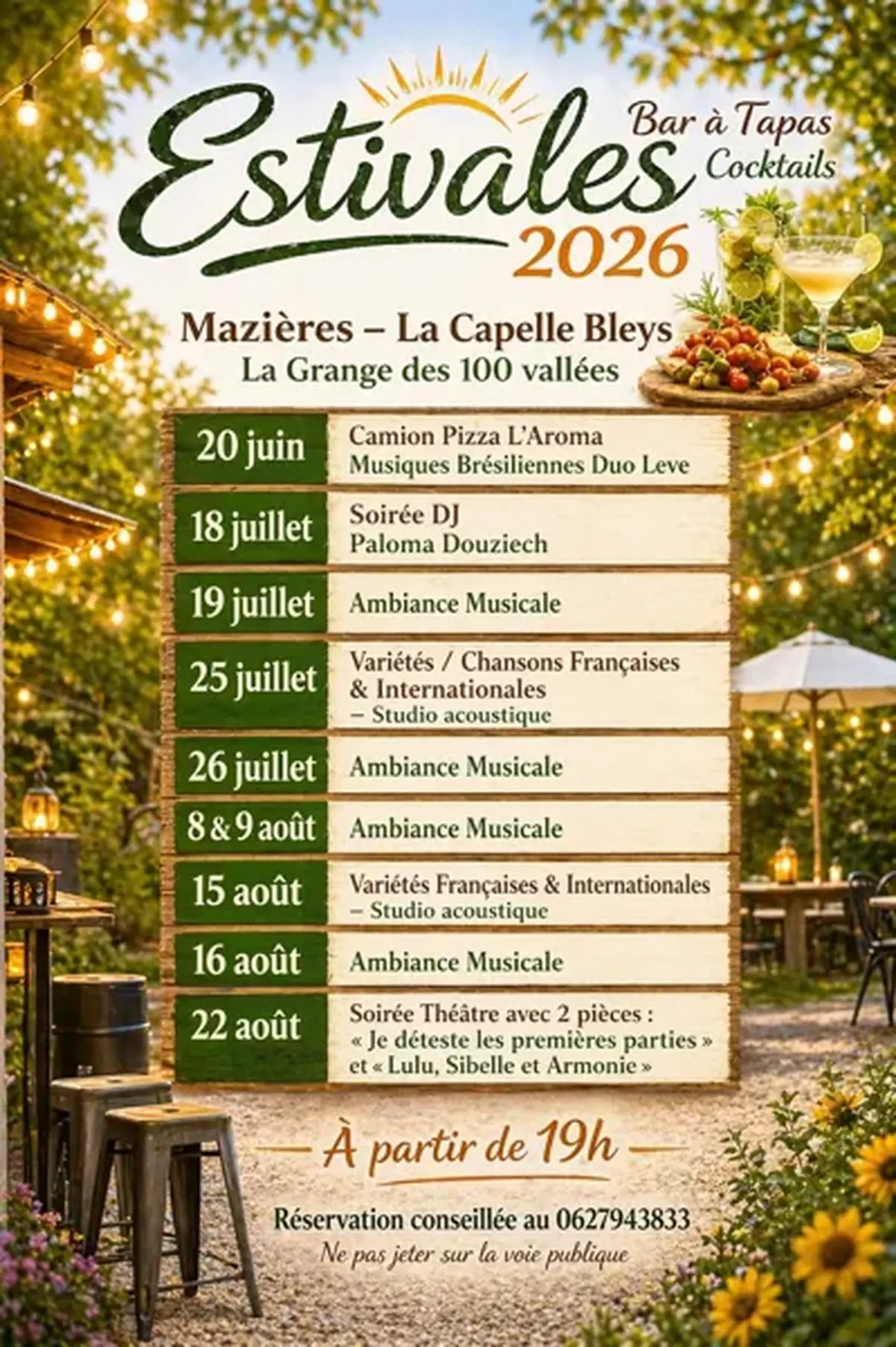 Les Estivales de La Grange des 100 vallées