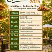 Les Estivales de La Grange des 100 vallées