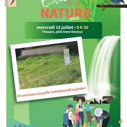 LES ESTIVALES DE LA NATURE : Un Carré pour accueillir la Biodiversité au Jardin !