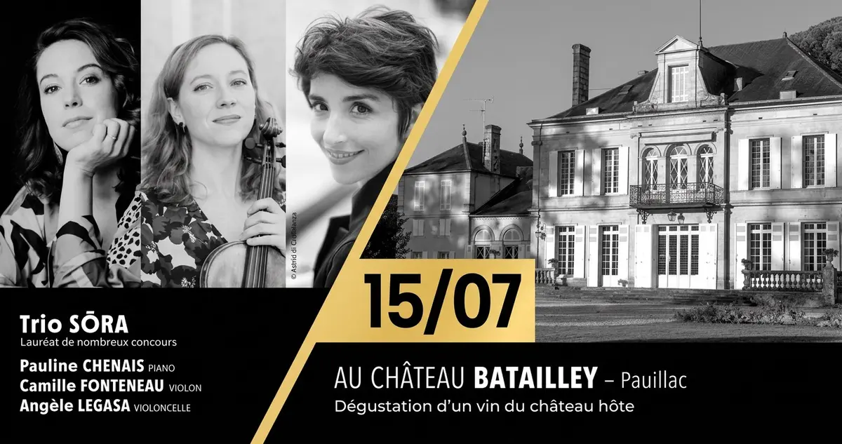 Les Estivales de Musique en Médoc au Château Batailley : de Vienne à Buenos Aires avec le Trio Sora