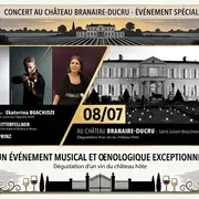 Les Estivales de Musique en Médoc au Château Branaire-Ducru : une Soirée Flamboyante Chant, Violon & Piano