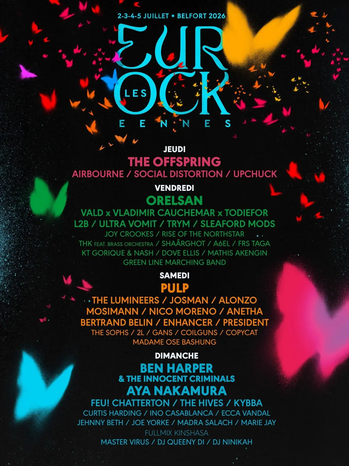 Les Eurockéennes 2026 : la programmation complète est enfin dévoilée