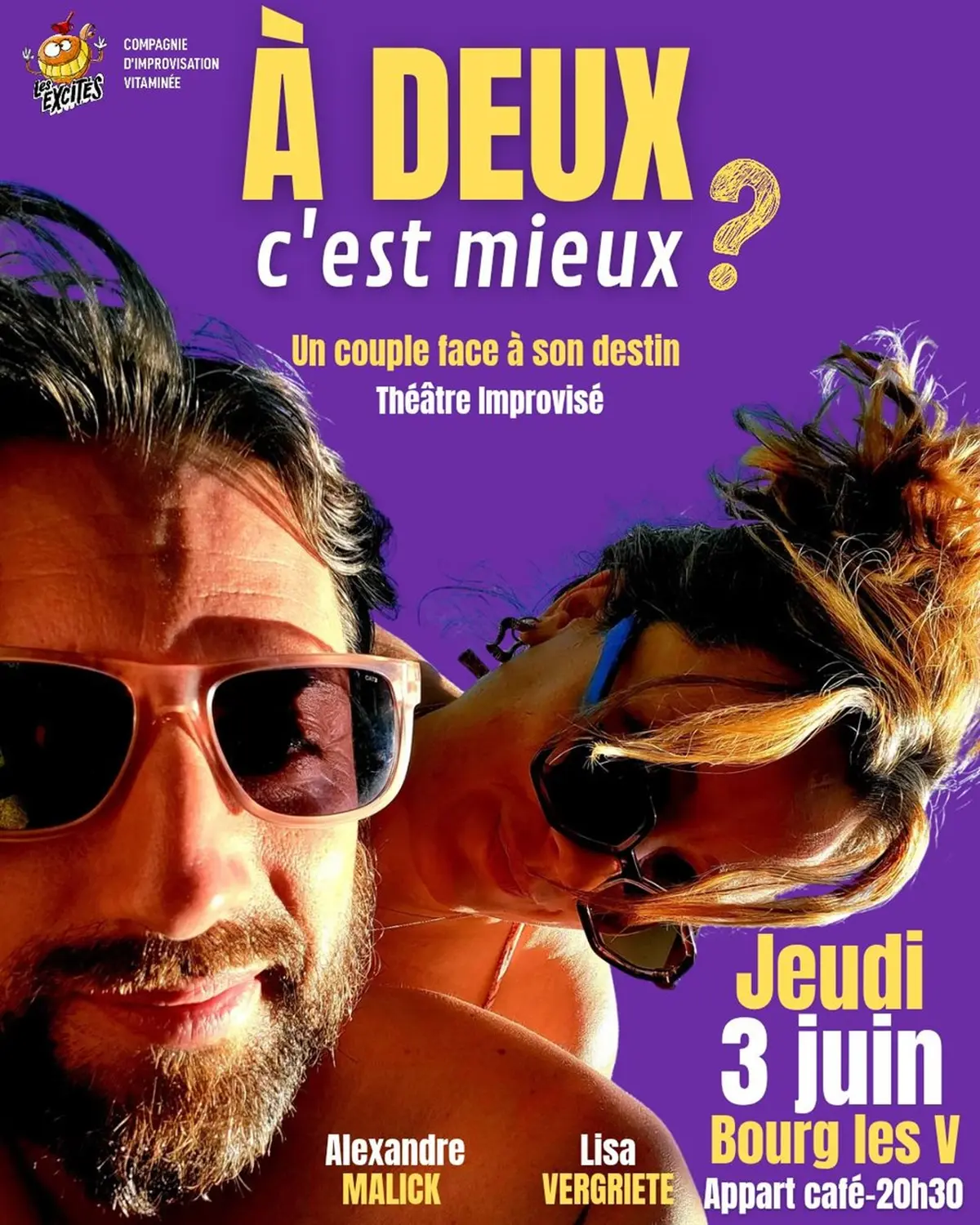 Les Excités dans C'est mieux à deux ?