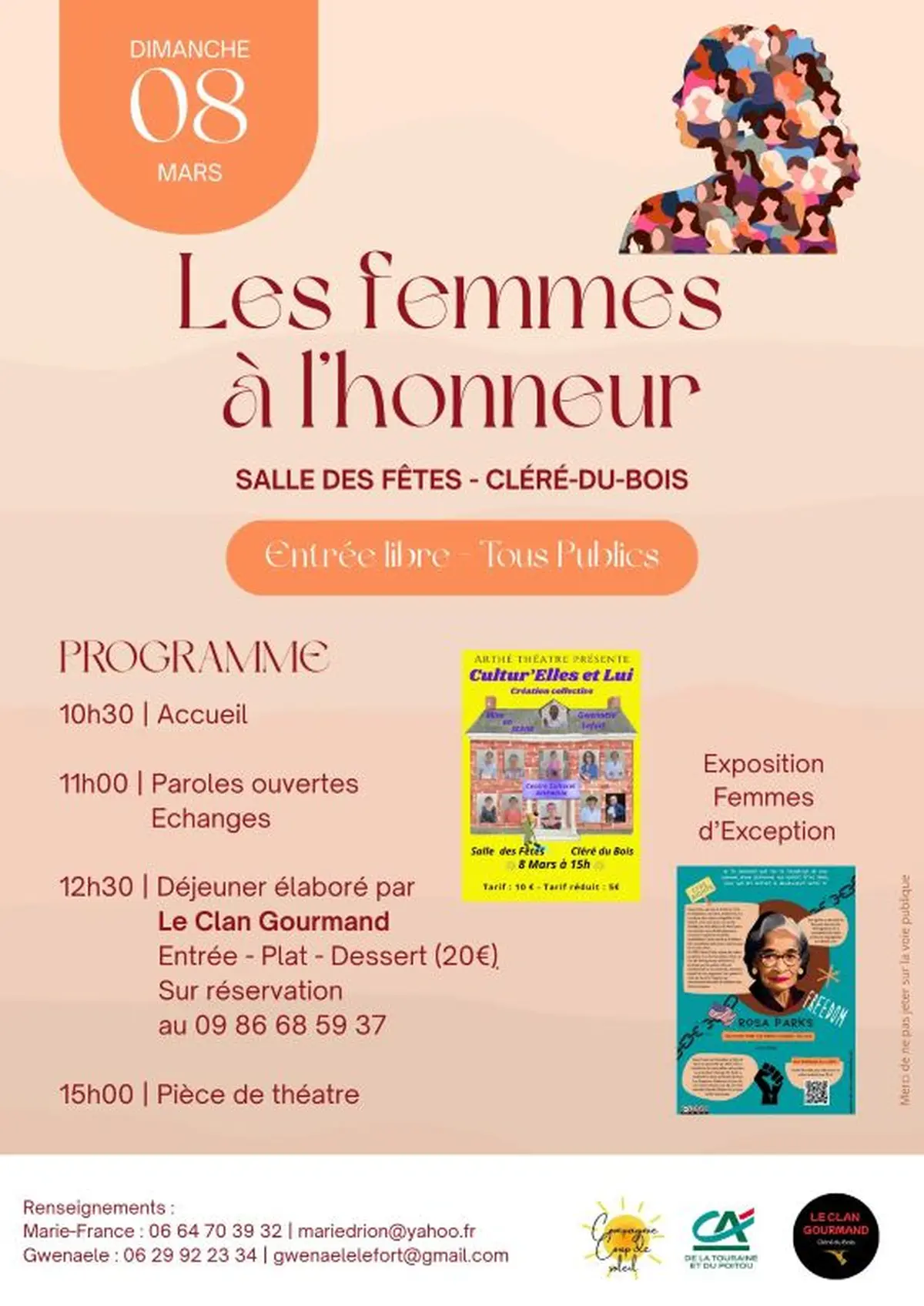 Les femmes à l'honneur