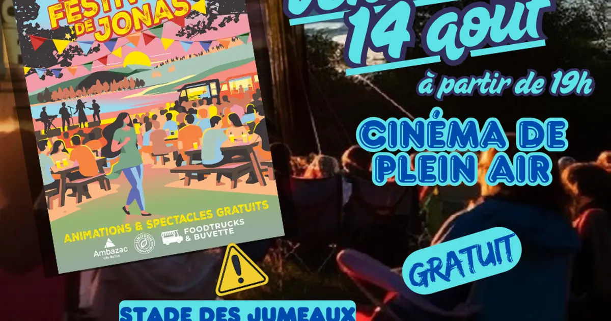 Les Festiv'Eté de Jonas : Cinéma de plein air