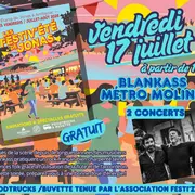 Les Festiv'Eté de Jonas : trio acoustique Blankass et Métro Molina (Zest’ivales de Festi’Zac)