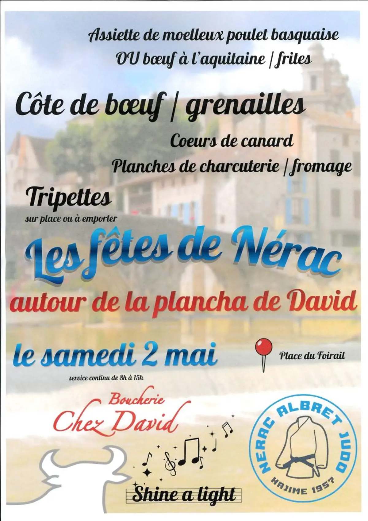 Les fêtes de Nérac autour de la Plancha de David