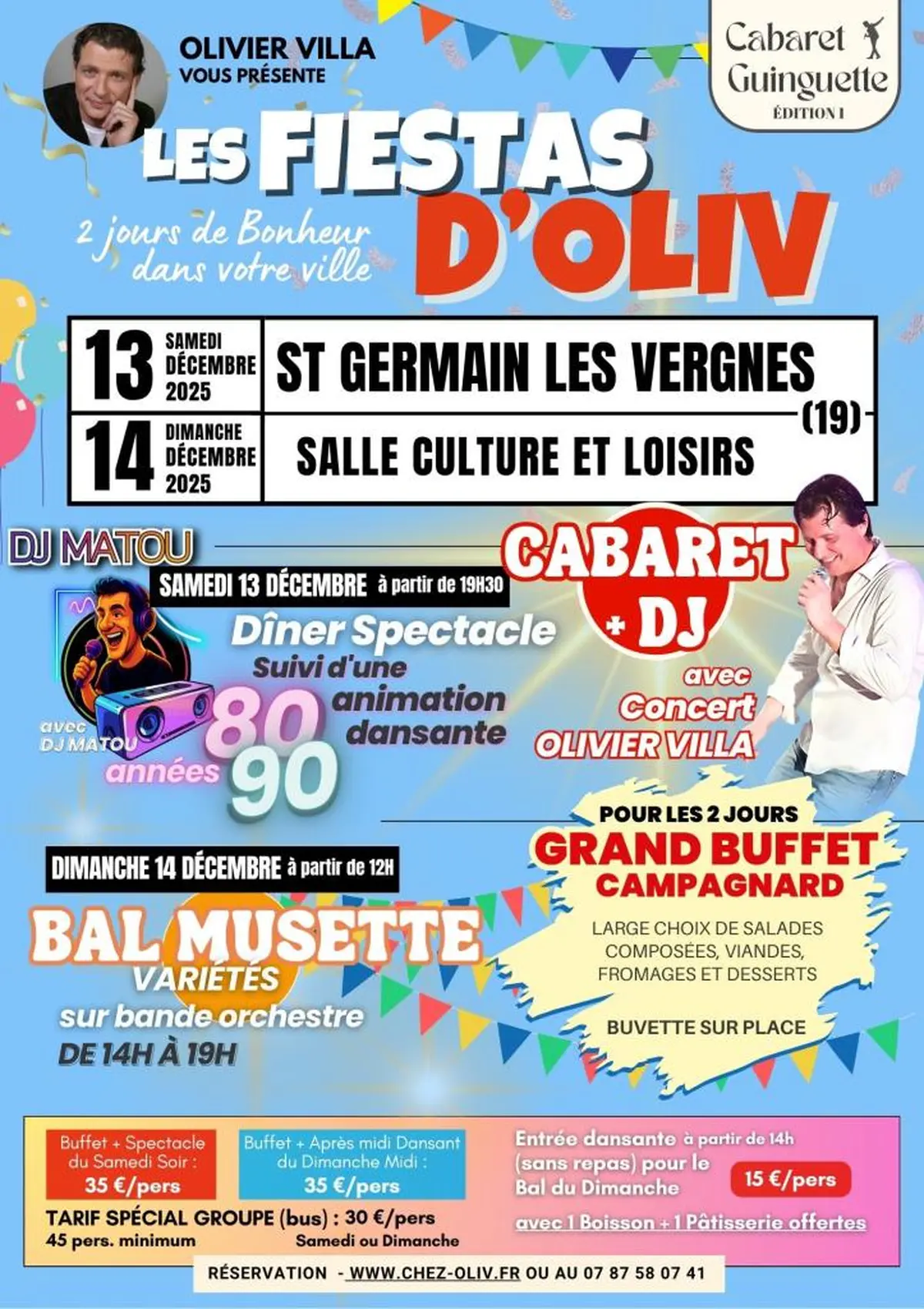 Les Fiestas d'Oliv présenter par Olivier Villa