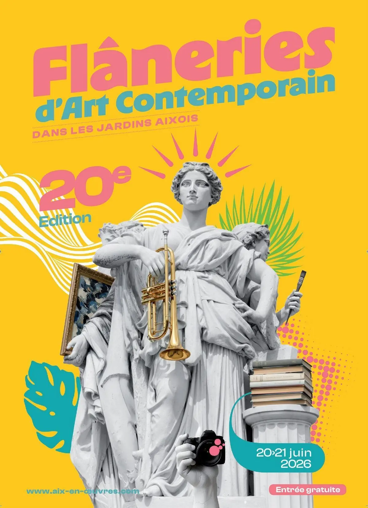 Les Flâneries d'Art dans les jardins d'Aix-en-Provence fêtent leur 20e édition