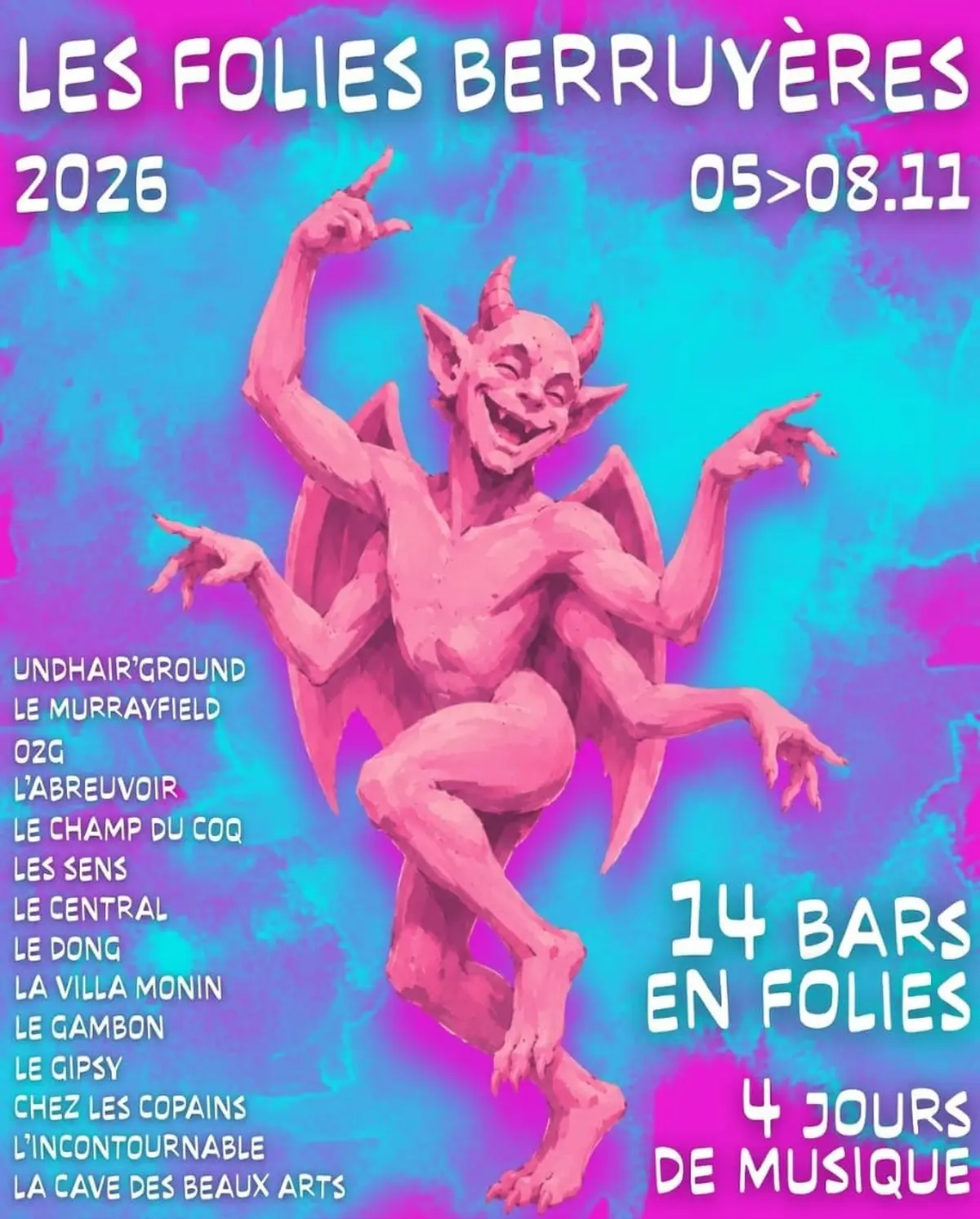Les Folies Berruyères 2026