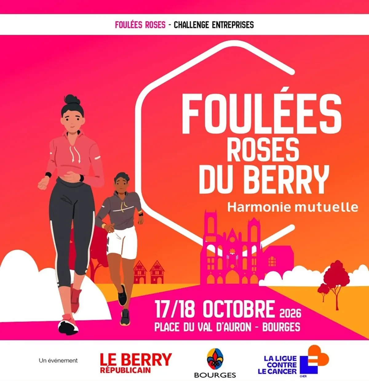 Les Foulées Roses du Berry