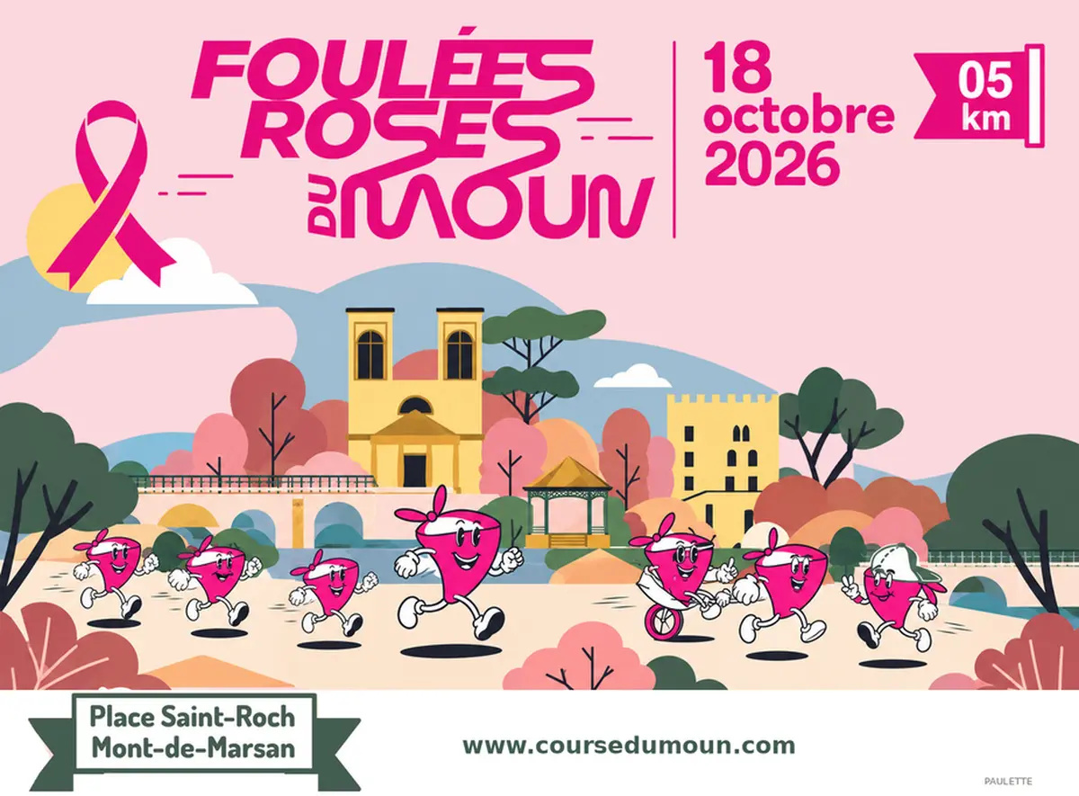 Les foulées roses du Moun