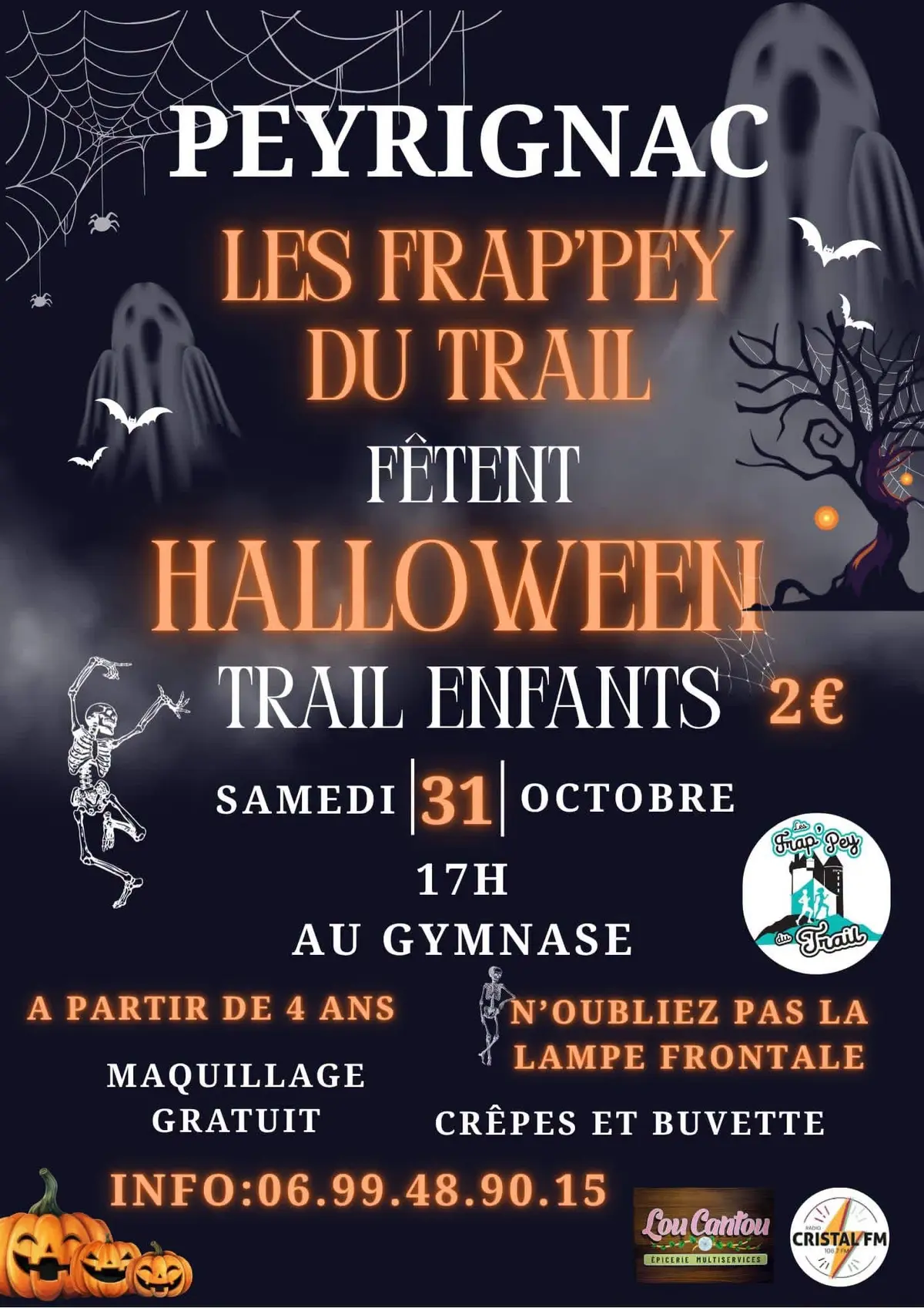Les Frap’pey Du Trail Fêtent Halloween