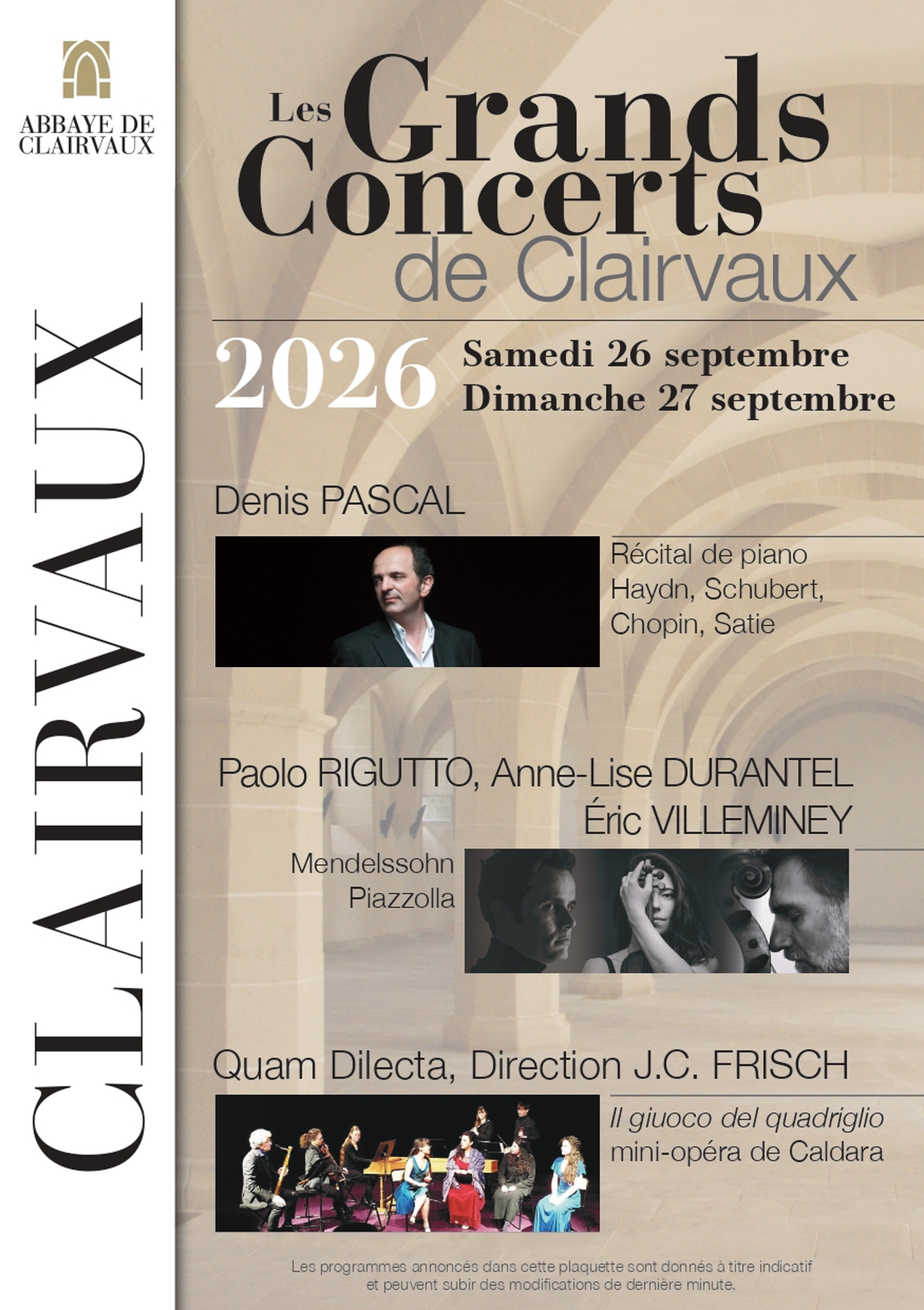 Les Grands Concerts de Clairvaux