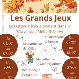Les Grands Jeux à la médiathèque
