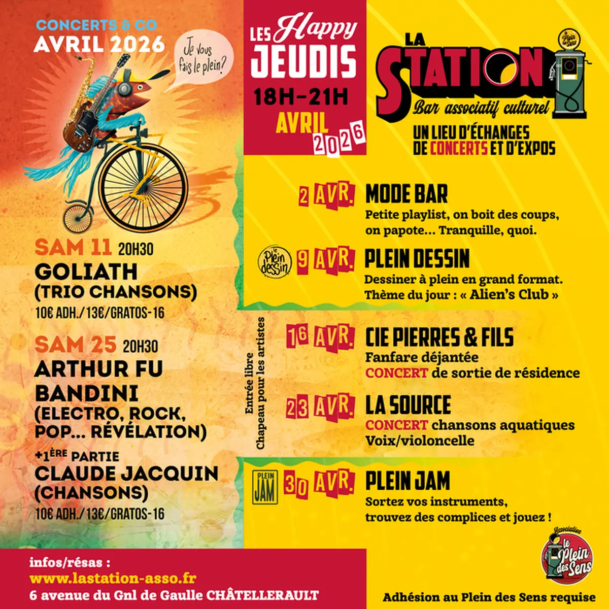 Les Happy Jeudis de la Station!